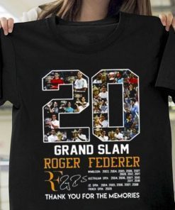 Roger Federer Simply The Best, RF 20 Grand Slam T-Shirt