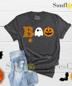 Halloween Boo ,Halloween Ghost, Halloween Pumpkin Tee Shirt