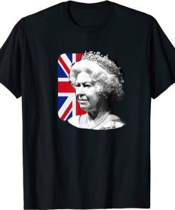 Memoriam Queen Elizabeth II Union Jack RIP Tee Shirts