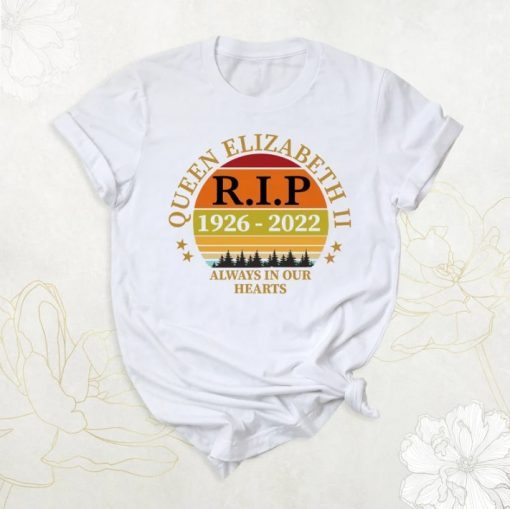 Rip Queen Elizabeth II, United Kingdom Tee Shirt