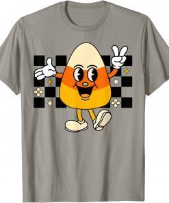 Cute Retro Halloween Candy Corn Pumpkin Costume Kids Toddler T-Shirt