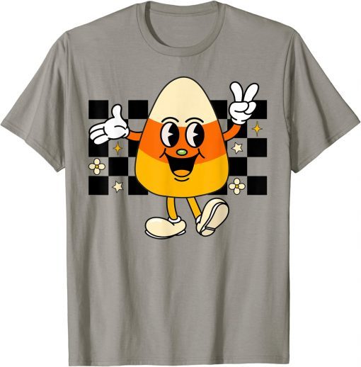 Cute Retro Halloween Candy Corn Pumpkin Costume Kids Toddler T-Shirt