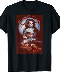 Drink Up Witches Pelosi Halloween Costume Scary Nancy Pelosi T-Shirt