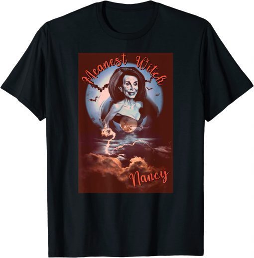 Drink Up Witches Pelosi Halloween Costume Scary Nancy Pelosi T-Shirt