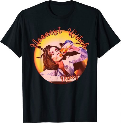 Drink Up Witches Pelosi Halloween Costume Scary Nancy Pelosi T-Shirt