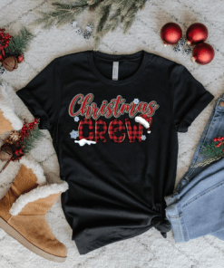 Christmas Crew Santa Shirt, Christmas Leopard ,Christmas Party T-Shirt