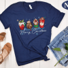 Bella Canvas Merry Christmas, Happy Noel, Santa Clause, Merry Christmas T-Shirt
