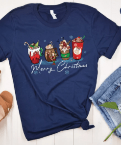 Bella Canvas Merry Christmas, Happy Noel, Santa Clause, Merry Christmas T-Shirt