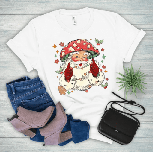 Merry Christmas Mushroom Lover, Mushroom Christmas Shirt