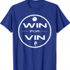Los Angeles Baseball Win For Vin Microphone T-Shirt