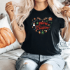 Merry Christmas ,Reindeer Christmas, Elf outfit Elf Costume Xmas Family Holiday Gift Santa Clause Christmas Red Tree T-Shirt