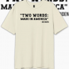 TWO WORDS Made in America ,Anti Biden Shirt