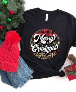 Christmas Family, Buffalo Plaid Christmas T-Shirt