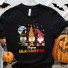 Happy Hallothanksmas Gnomes Halloween And Merry Christmas Shirt
