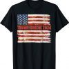 Vintage Trump Greene 2024 GOP MAGA Republican American Flag T-Shirt