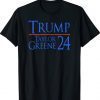 Trump Greene 2024 GOP MAGA Republican President VP Gift T-Shirt