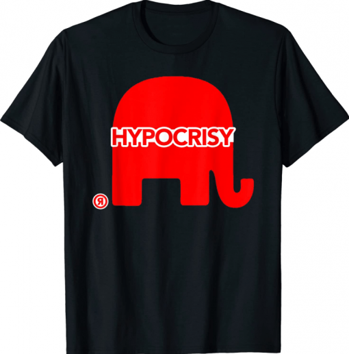 Red Hypocrisy Elephant Vintage T-Shirt