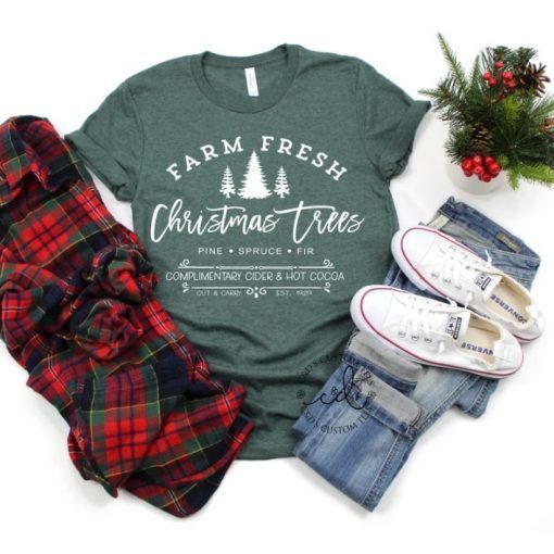 Farm Fresh Trees Christmas Tee Shirts