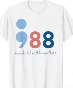 Vintage 988 Mental Health Matters T-Shirt