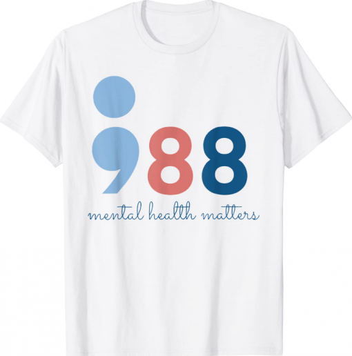 Vintage 988 Mental Health Matters T-Shirt