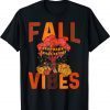 Fall Vibes Retro Pumpkin Spice Autumn Coffee Thanksgiving Classic T-Shirt