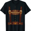 Oktoberfest Lederhosen Costume German Party Bavarian Tracht T-Shirt