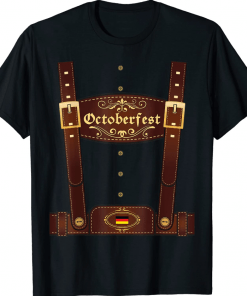 Oktoberfest Lederhosen Costume German Party Bavarian Tracht T-Shirt