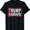 Donald Trump Tulsi Gabbard 2024 Conservative US Flag T-Shirt