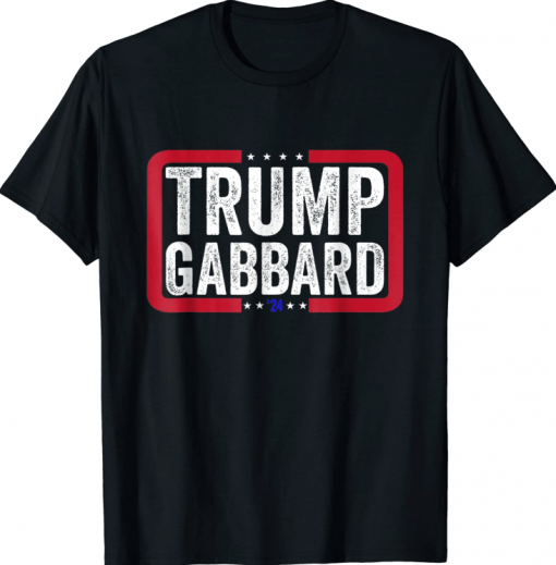 Donald Trump Tulsi Gabbard 2024 Conservative US Flag T-Shirt