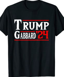 Donald Trump Tulsi Gabbard 2024 Conservative US Flag Gift T-Shirt