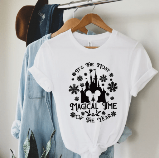 Disney Most Magical Time Christmas Shirt, Disneyworld Cruise Christmas 2023 T-shirt