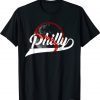 Vintage Philly Baseball Lovers Baseball Fans T-Shirt
