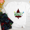 Bright Christmas ,Houndstooth Christmas Tree, Pine Tree , Christmas Party T-Shirt