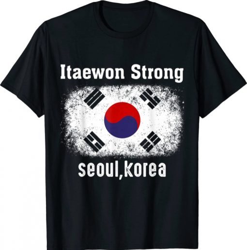 Pray For ITAEWON South Korea Flag 2022 T-Shirt