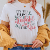 Christmas Most Wonderful Time, Winter Clothing Winter Tee Shirts