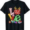 Love Teacher Math Christmas Teacher Life Matching Pajamas Gift T-Shirt