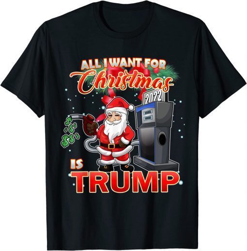 Funny All I Want for Christmas is Trump Lightweight Cool T-Shirt