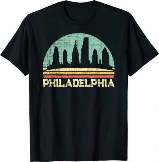 Classic Retro Vintage Philadelphia City Pennsylvania T-Shirt