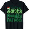 Dear Santa Fake News Trump Christmas Xmas Gift For Adults T-Shirt