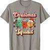 Retro Groovy Merry Christmas Family Funny Xmas Pajamas Gifts T-Shirt
