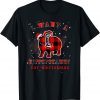 I Want A Hippopotamus For Christmas Plaid Hippo Pajamas Xmas 2023 T-Shirt