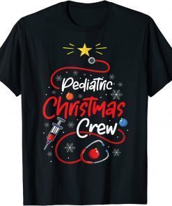 Merry Christmas ,Nurse Pediatric Christmas Crew Nursing Christmas lights T-Shirt