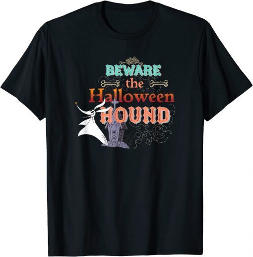 Disney Nightmare Before Christmas Halloween Zero Beware! T-Shirt