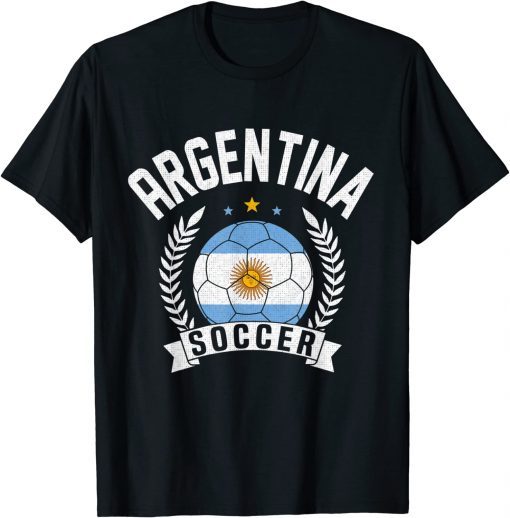 Argentina Soccer Support Team Jersey Argentinian Flag,World Cup T-Shirt