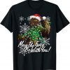 Star Wars Christmas Chewbacca Tangled Lights Classic T-Shirt