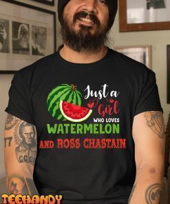 JUST A GIRL WHO LOVES WATERMELON AND ROSS CHASTAIN Classic Shirt