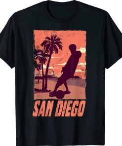 Onewheel Eskate san Diego California OneWheel Skateboard T-Shirt