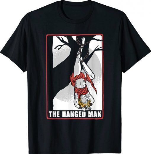 Tarot Card Reading Cartomancy Hanged Man Occult Goth Pagan Shirts