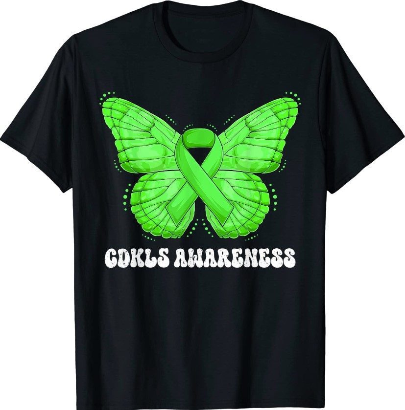CDKL5 Awareness Month Green Ribbon Butterfly 2023 T-Shirt - Breaktshirt