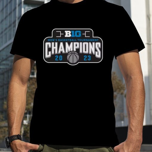 2023 Big Ten Men’s Basketball Conference Tournament Champions Locker Room Adjustable Shirts